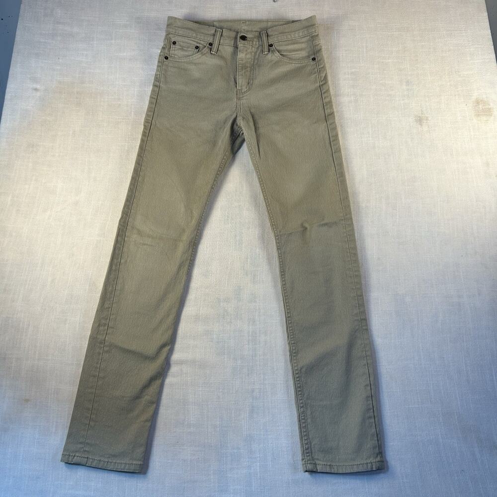 Levi's 510 Regular Tapered Fit Khaki Jeans Stretch Pants Men's Size 29x32 (31.5”